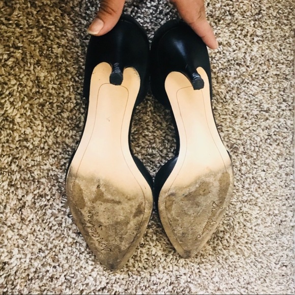 Sam Edelman Black Leather Pumps Size 8M - Picture 5 of 8